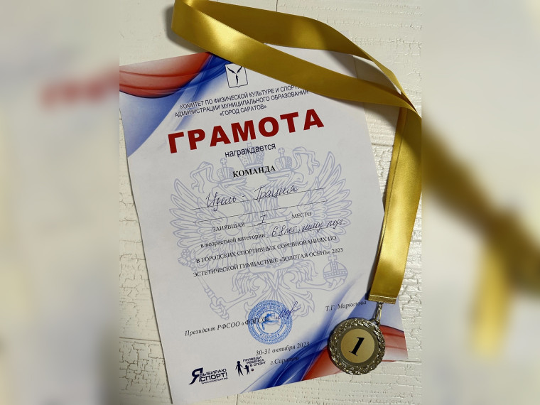 Городские спортивные соревнования по эстетической гимнастике «Золотая осень-2023».