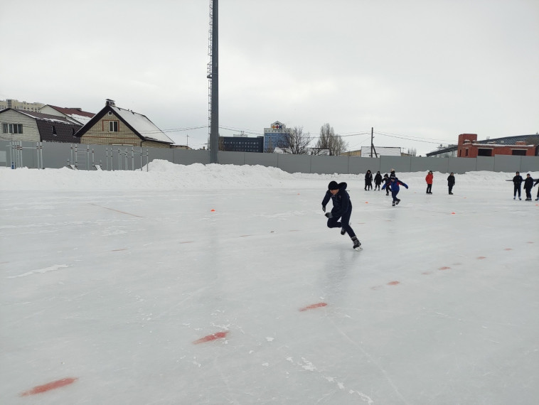 Районные соревнования по конькобежному спорту «Лёд надежды нашей».