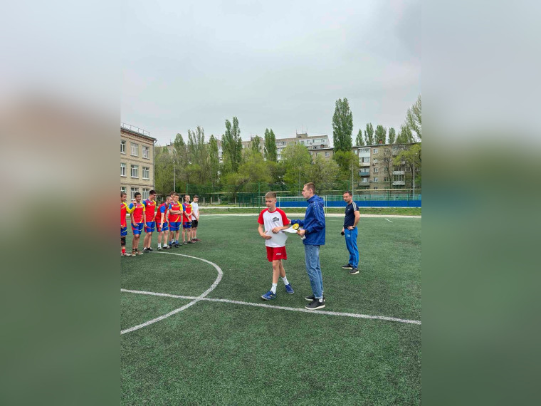 Районные соревнования по футболу «Кожаный мяч».